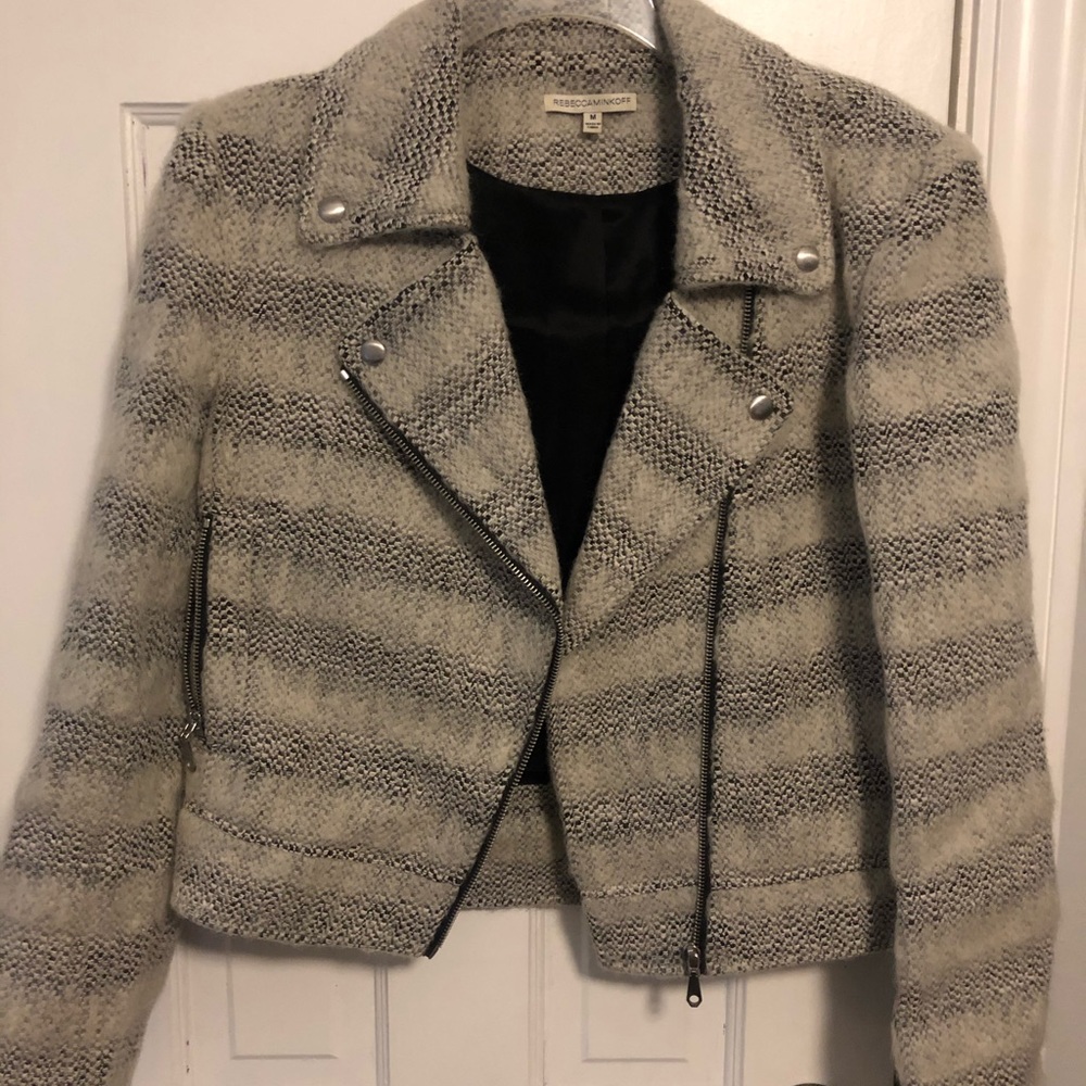 Wool blazer  black and white